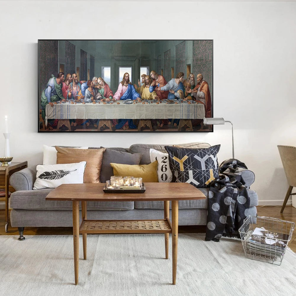 Da Vinci Last Supper Paintings Reproductions Canvas Prints