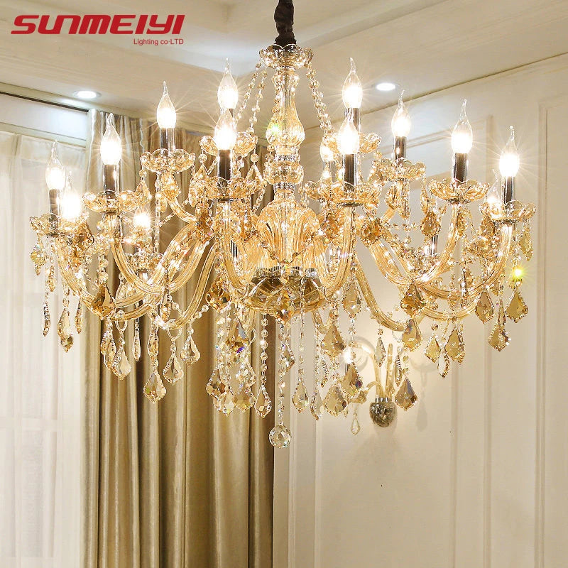 Modern Crystal Chandeliers Luxury Home Lighting