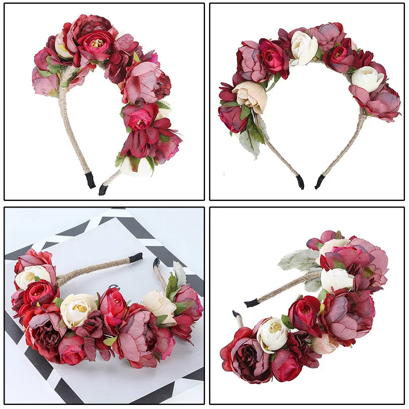 Colorful Flower Headband