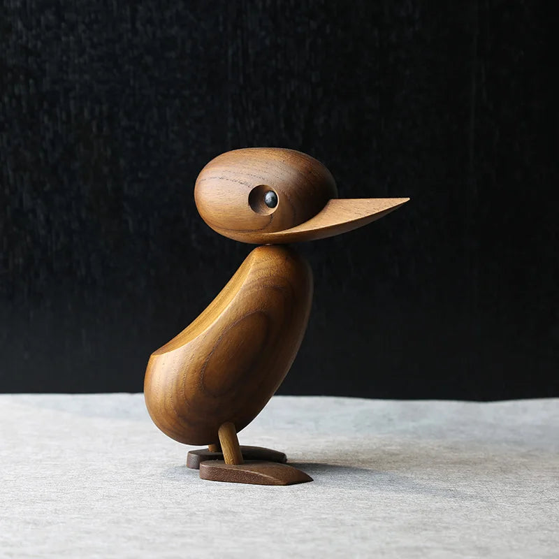 Nordic Designs Duck Mom Baby Wood Figurines