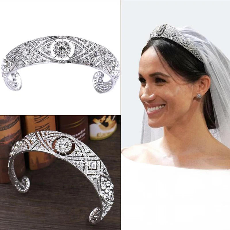 Royal Rhinestone Crystal Tiara