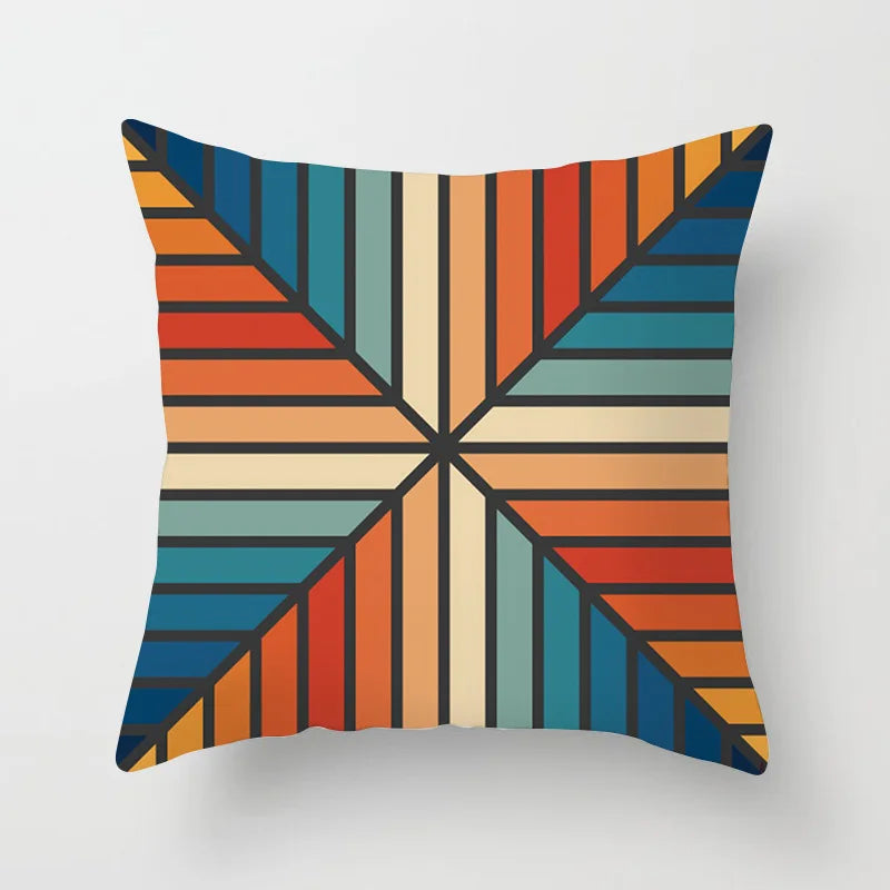 Colorful Geometry Pattern  Pillow Covers