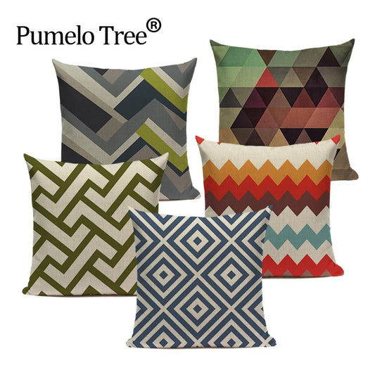 High Quality Printed Pillow Covers, Geometric