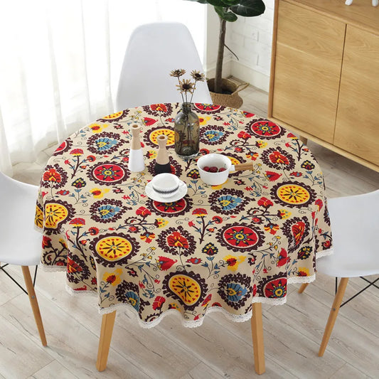 Bohemian lace tablecloth