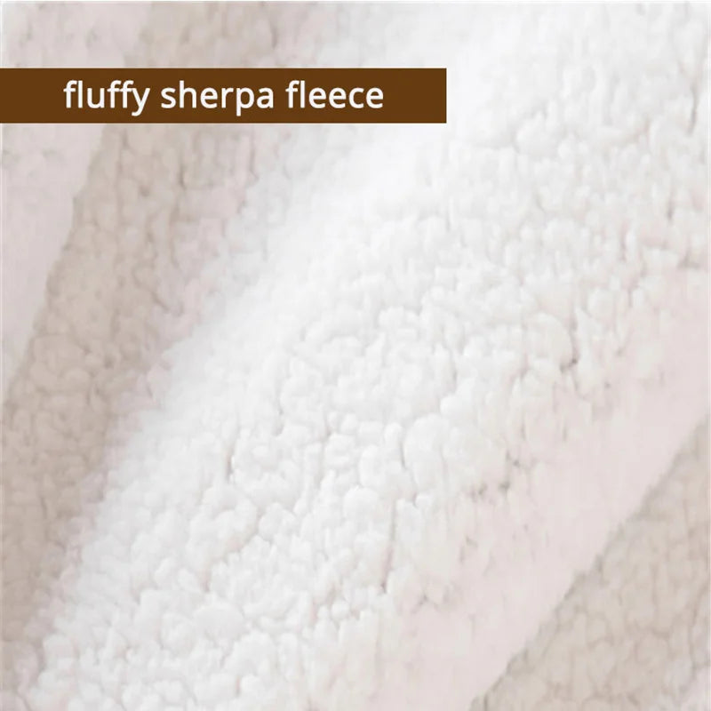 Weighted Soft Thick Sherpa Throw Blanket