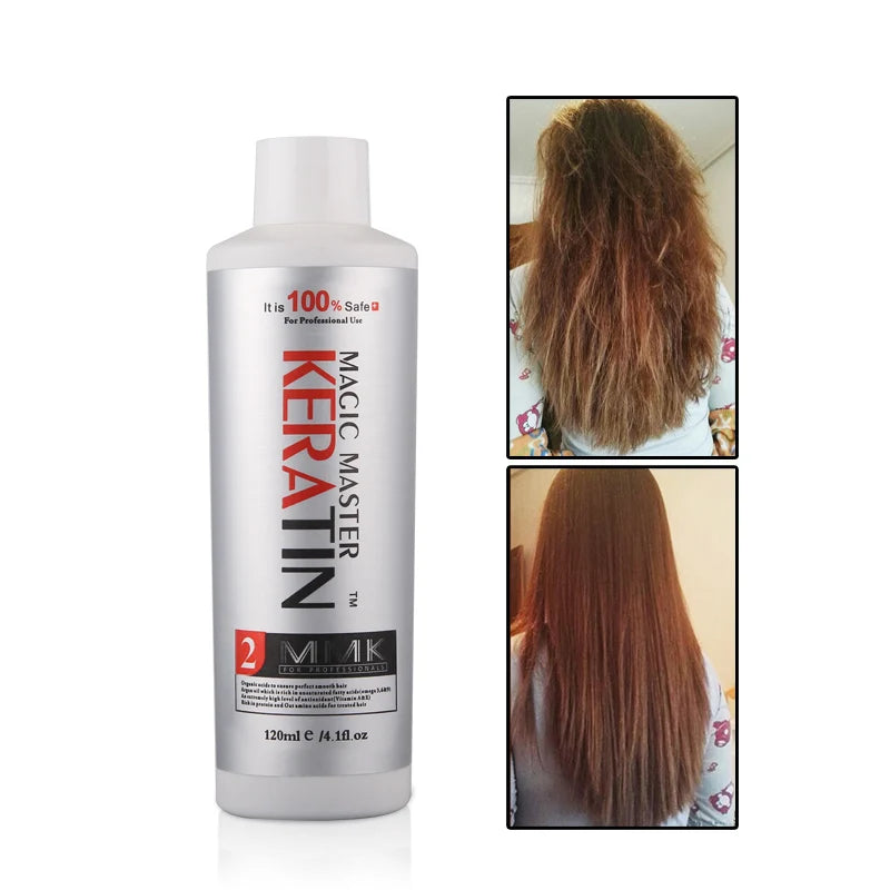 120ml Keratin Hair Treatment Natural +Purifying Shampoo