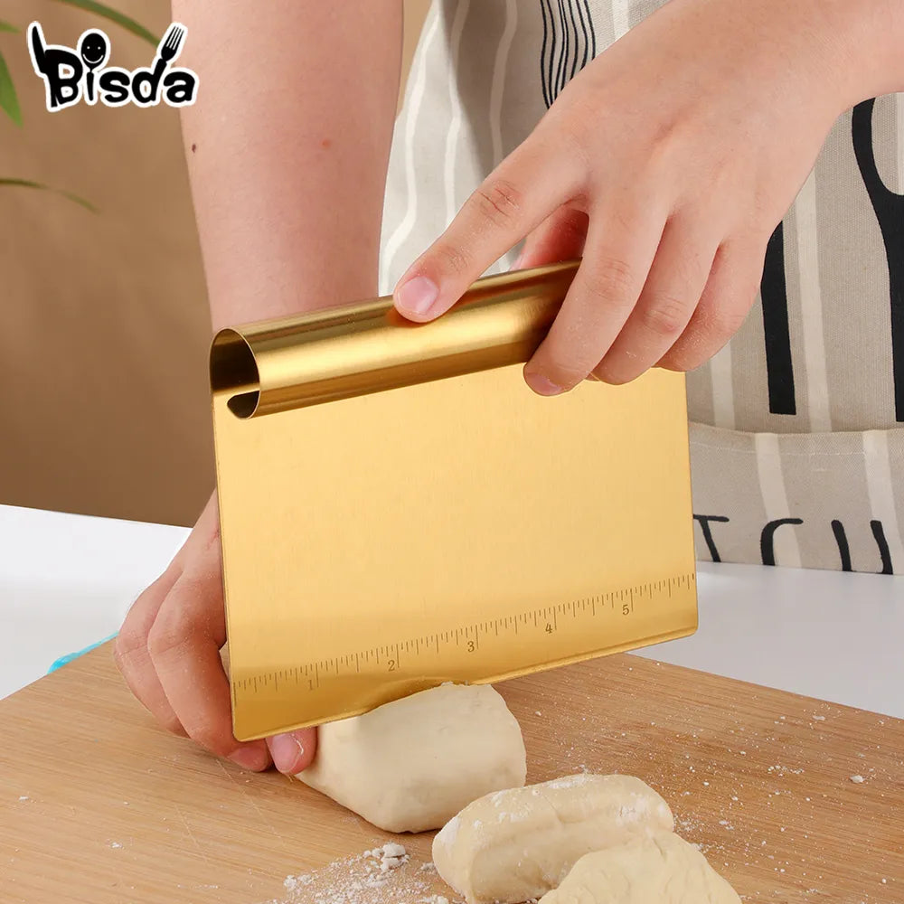 1/2Pcs Bread Scraper Stainless Steel