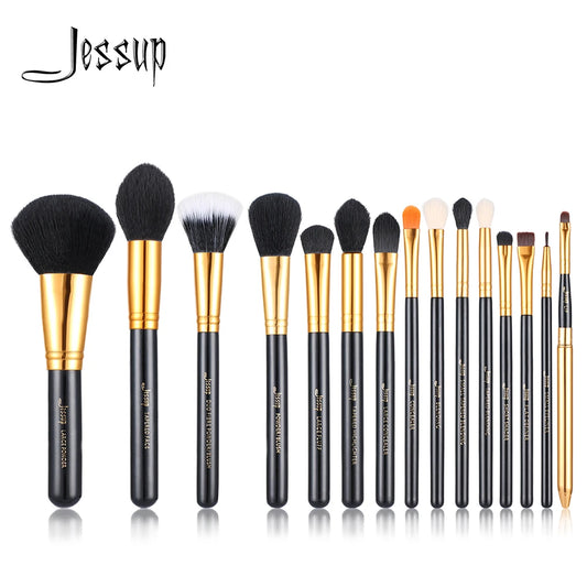 Jessup Pro Makeup Brushes Set, 15pcs