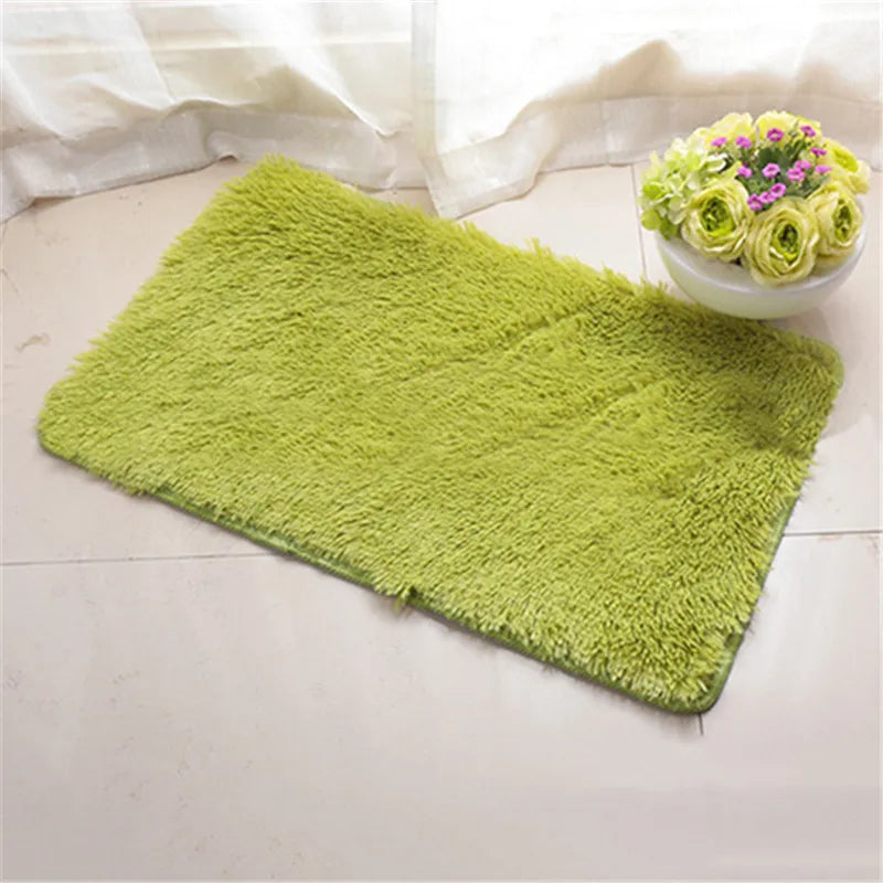 Candy Color Soft Anti-Skid Shaggy Rug 16x 24"