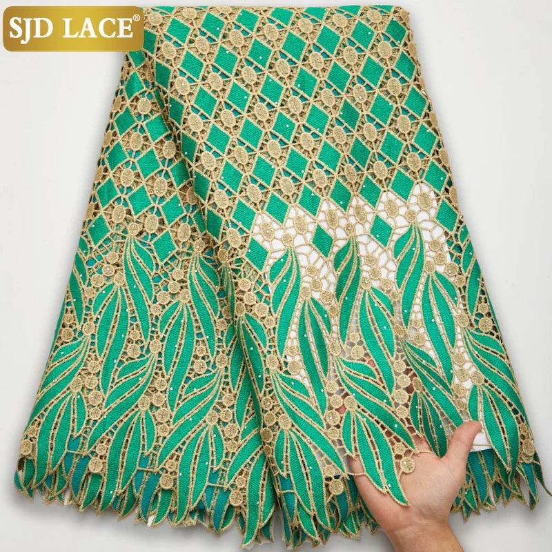 Nigerian-style Celebration Lace Classic African-style Embroidery Fabric