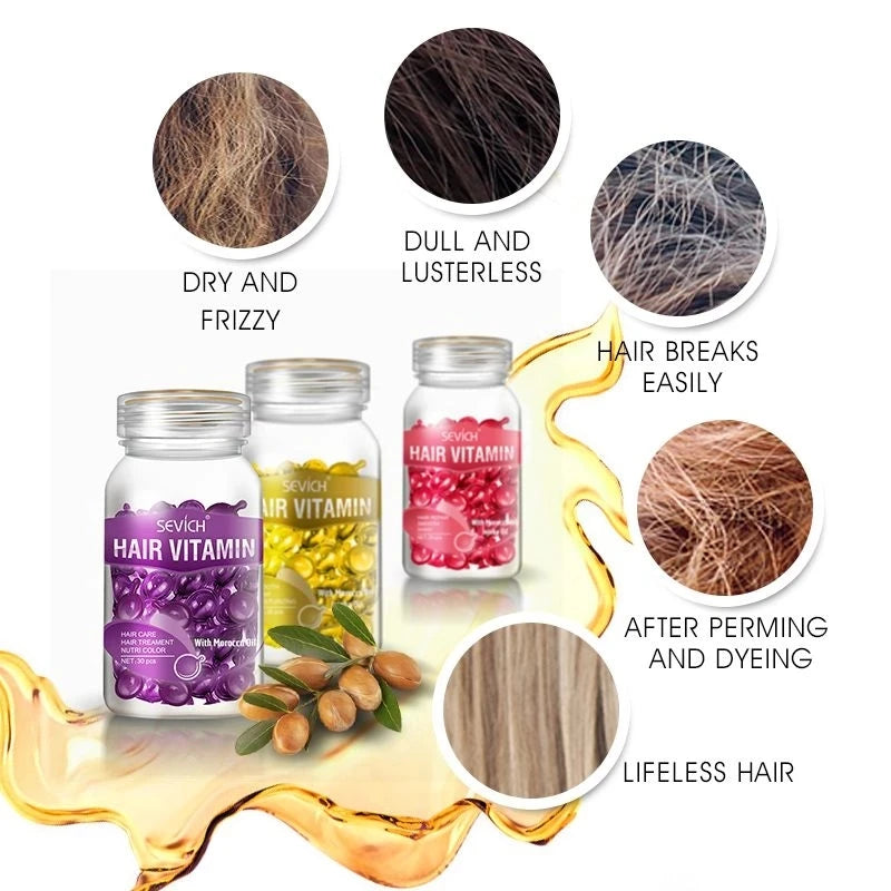 Mix Hair Vitamin Capsule Hair Treatment Oil