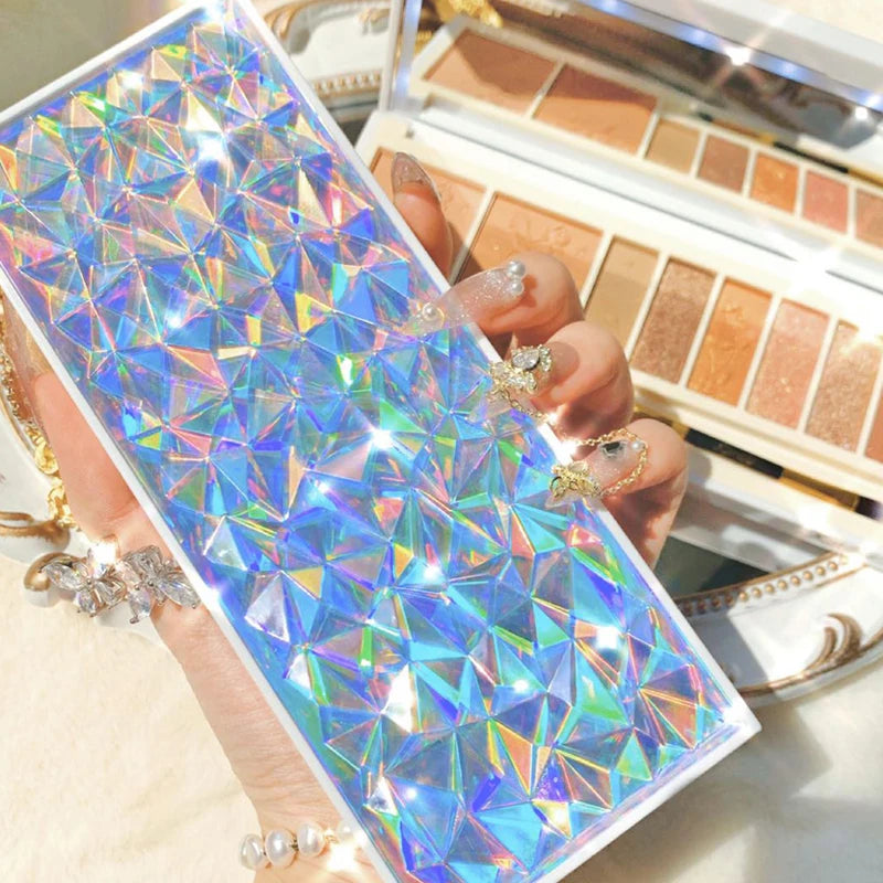 Starry Diamond 8 Colors Eyeshadow Palette With LED Light