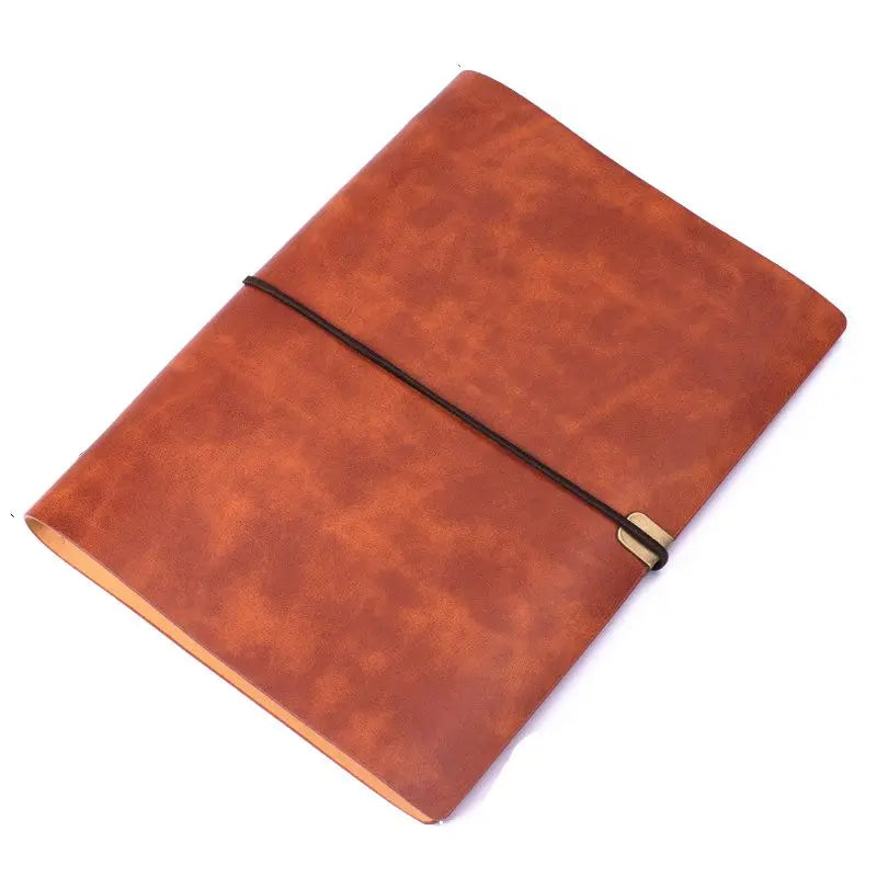 Pu Leather Notebook Cover Spiral A5 Travel Journal Diary 6 Ring Binder