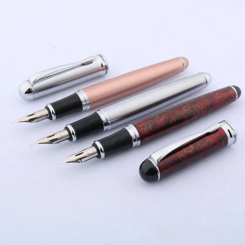 JINHAO ROSE GOLDEN GIFT Calligraphy 750 zb G NIB fountain copper plate pen