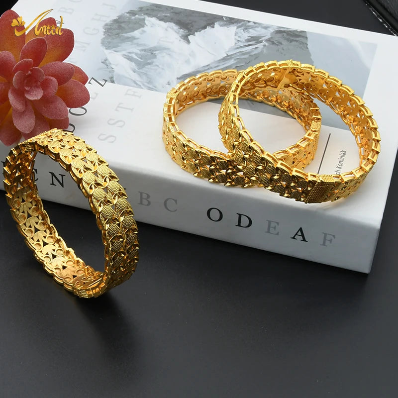 Bracelet Bangle Dubai Style Flower Bangle