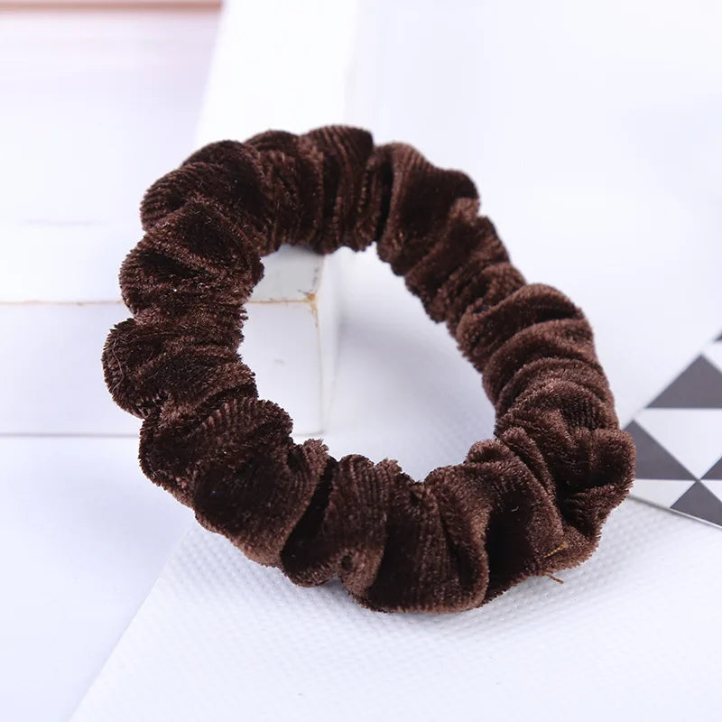 Velvet Elastic Hair Ropes Scrunchies