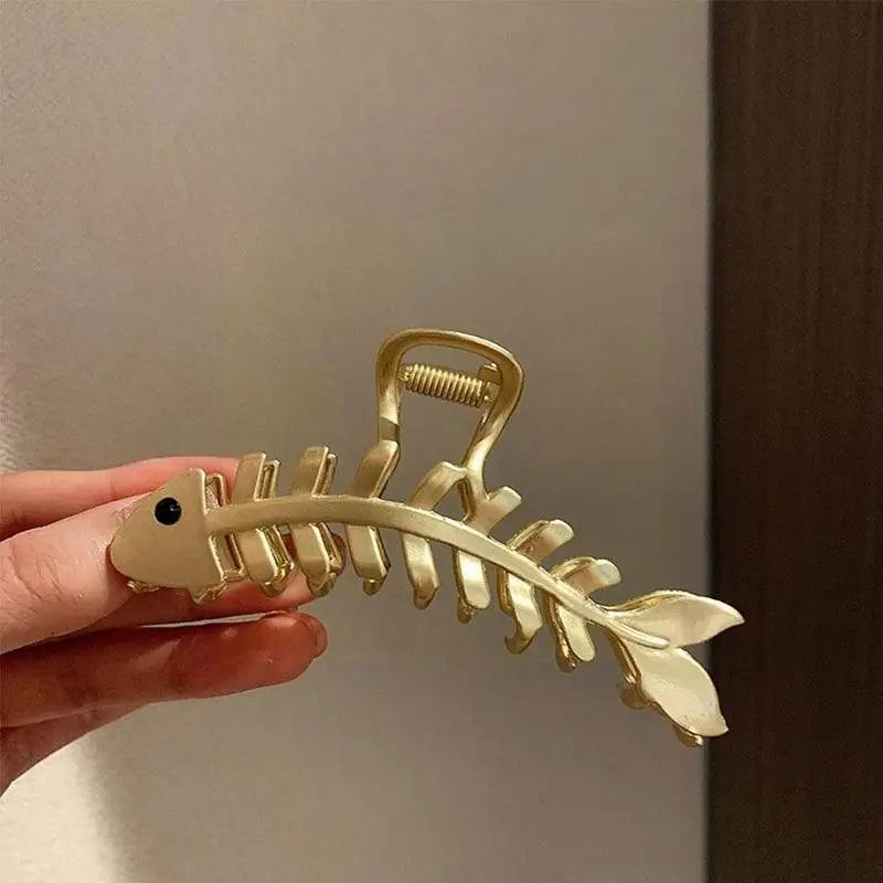 Women Fishbone Hair Claw