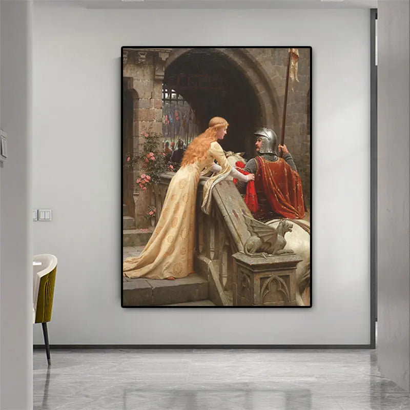 Godspeed By Edmund Blair Leighton Canvas Painting Print