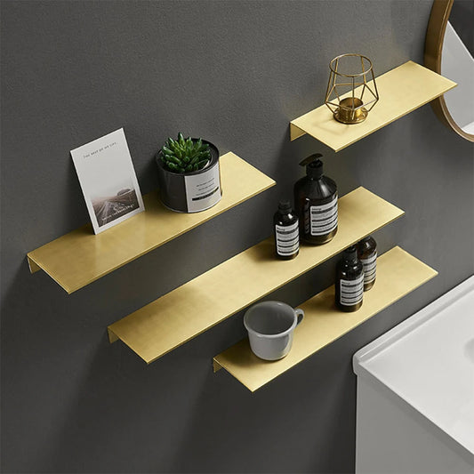 Black White Gold Bathroom Storage Rack