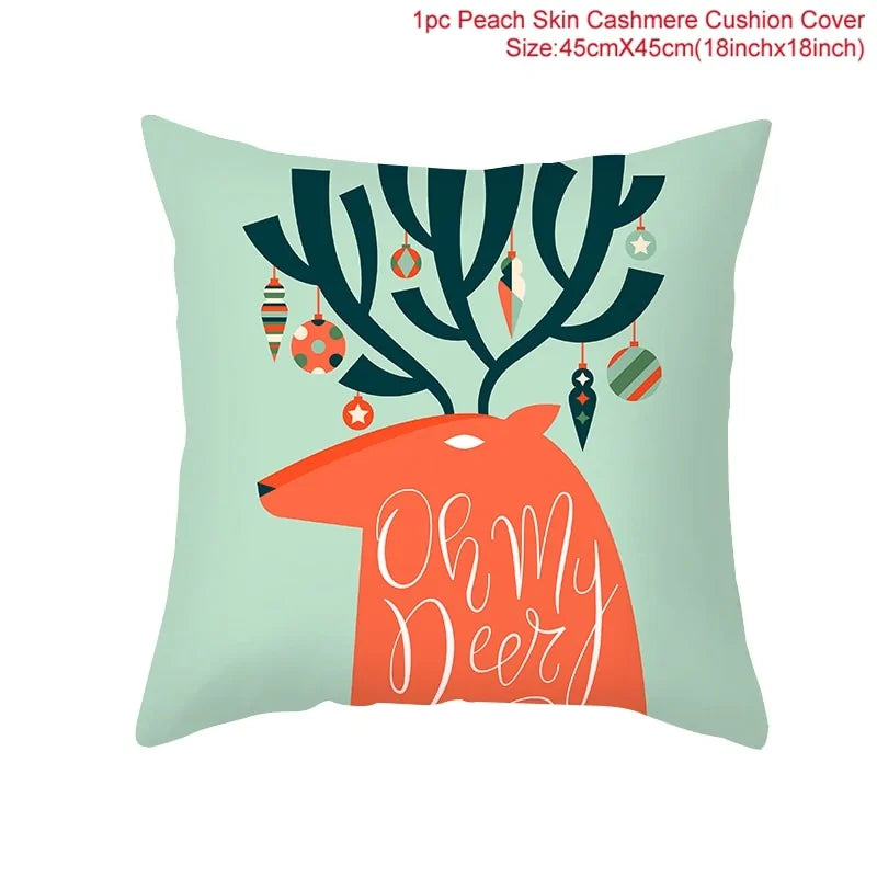 Christmas Pillow Cover 18x18in (45x45cm)