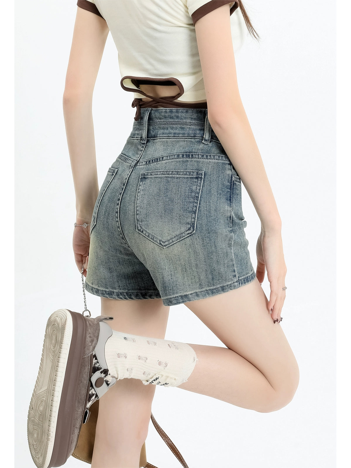 High Waist Sexy Stretch Denim Shorts