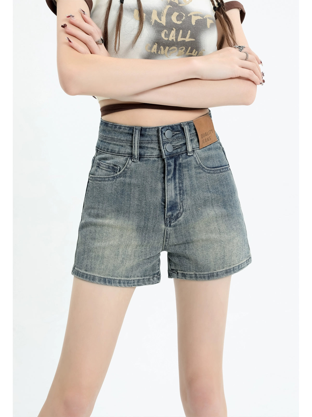 High Waist Sexy Stretch Denim Shorts