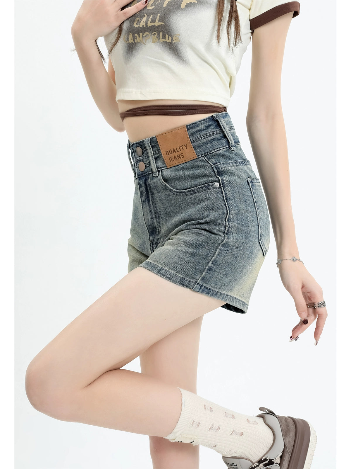 High Waist Sexy Stretch Denim Shorts