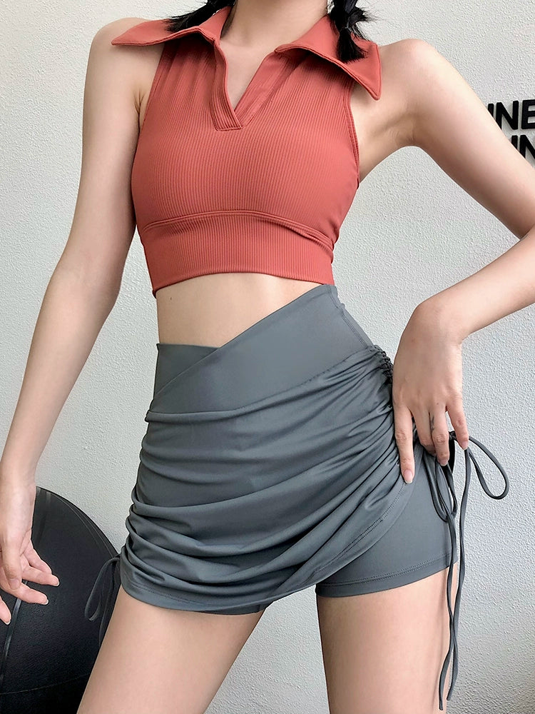 High Waist Quick-Dry Fitness Skort