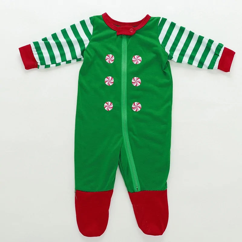 Christmas Peppermint Family Pajama Set