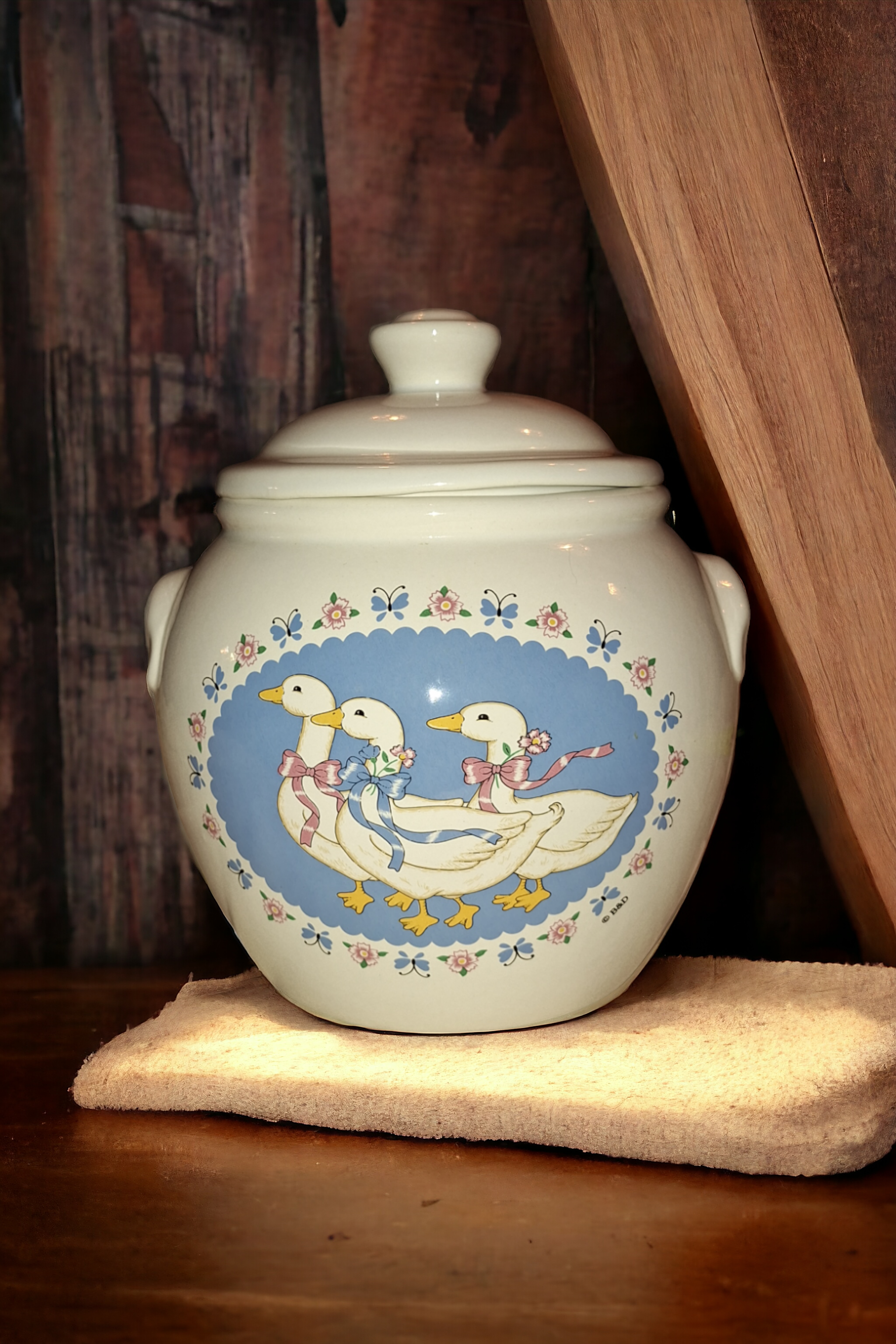 Vintage B&D Ceramic Goose Cookie Jar