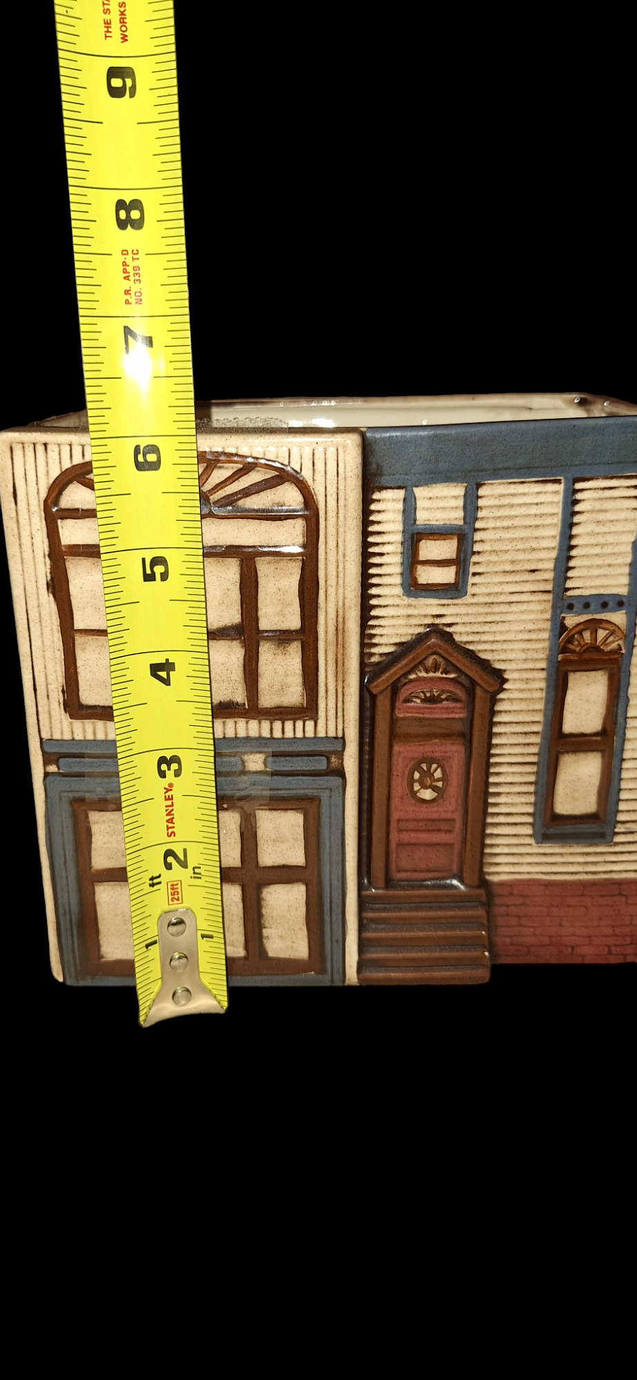 Vintage Duncan Ceramic Victorian House Cookie Jar