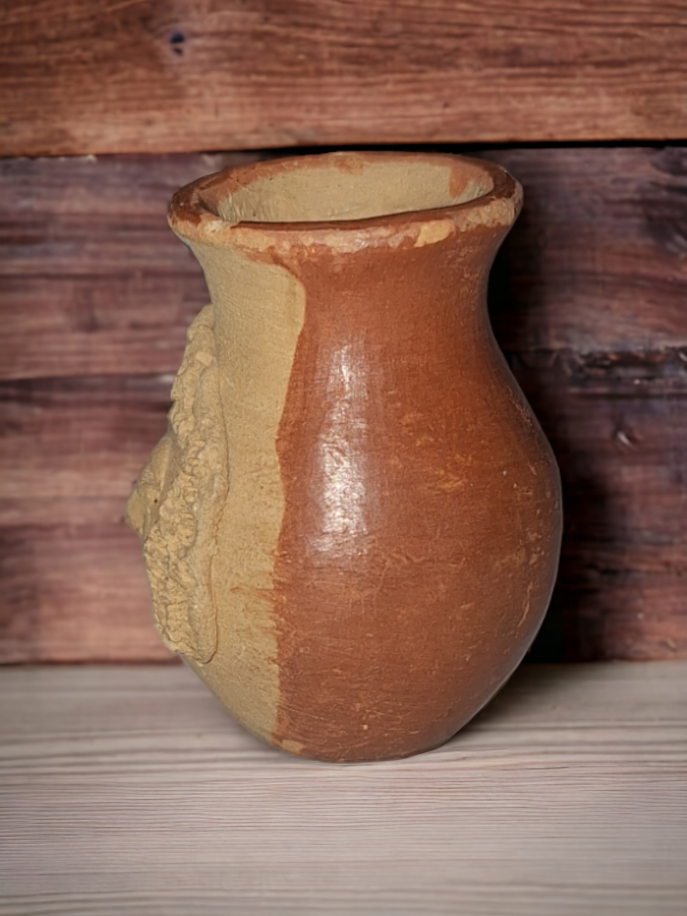 Small Southwest Pottery Face Jar