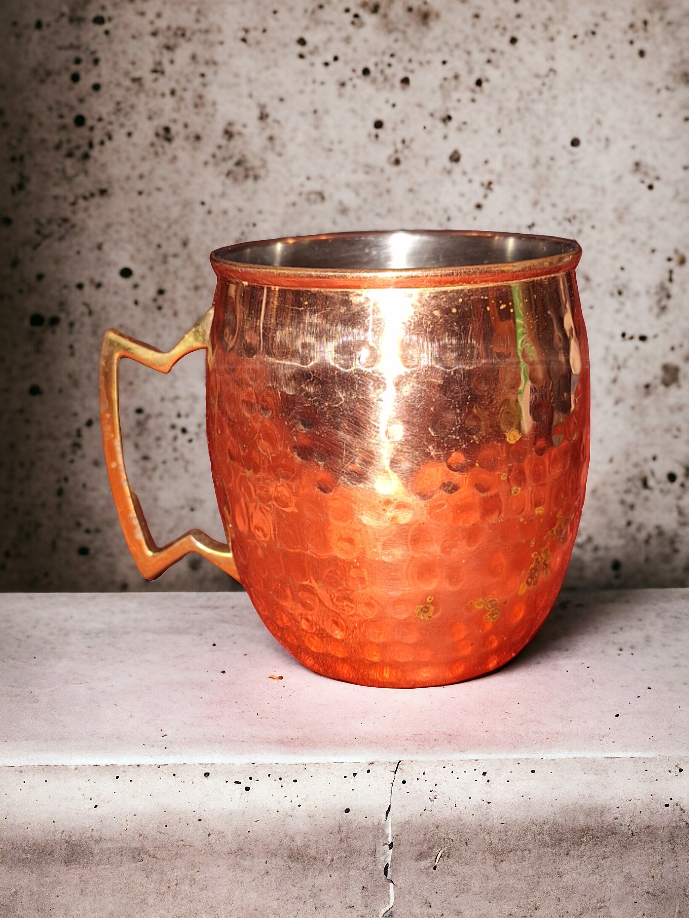 Hammered Copper Moscow Mule Mug