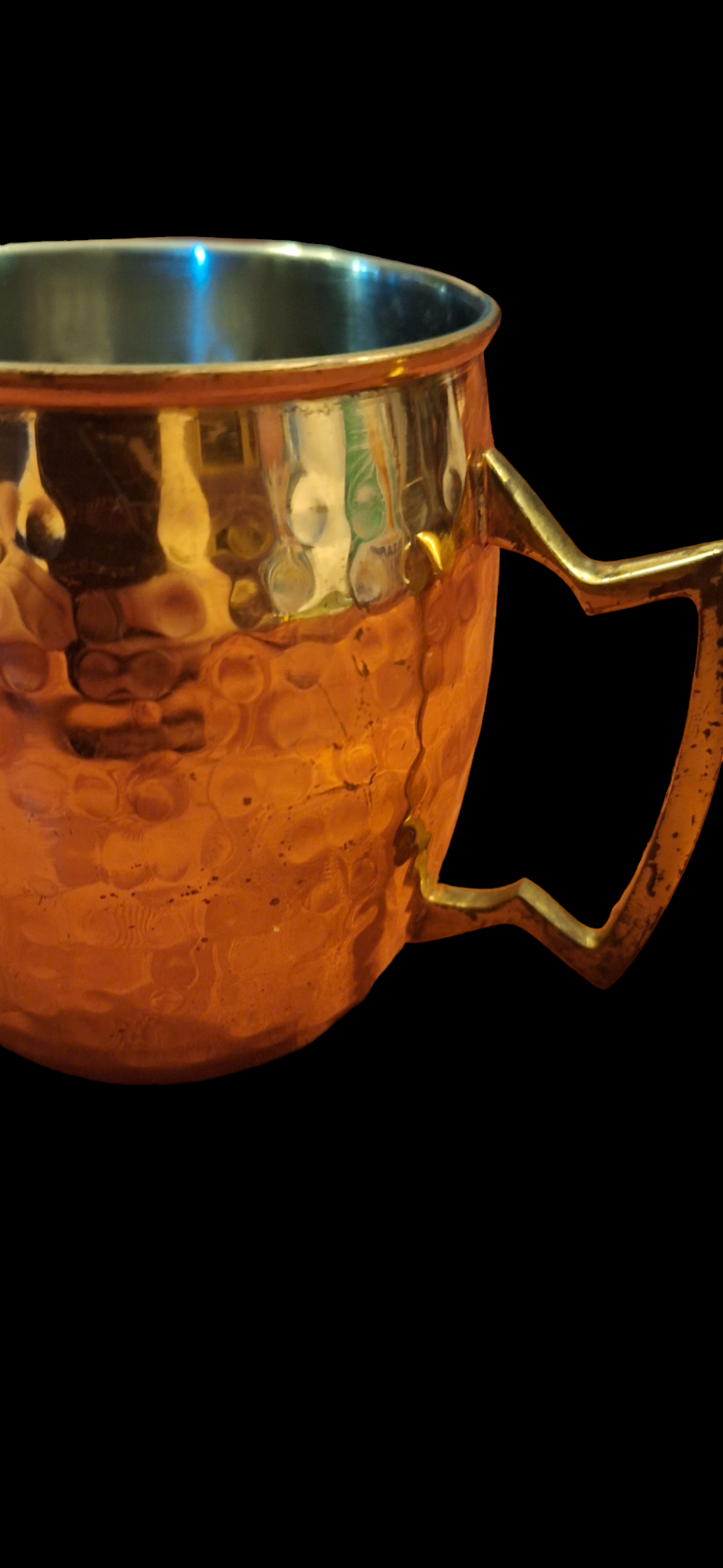 Hammered Copper Moscow Mule Mug