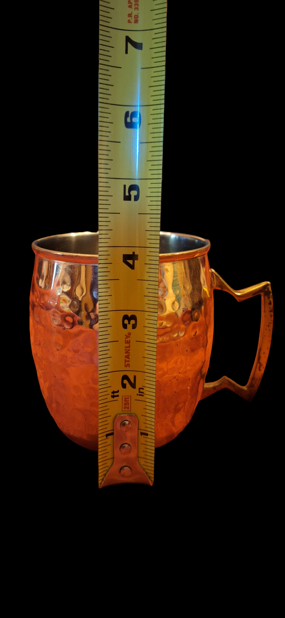 Hammered Copper Moscow Mule Mug