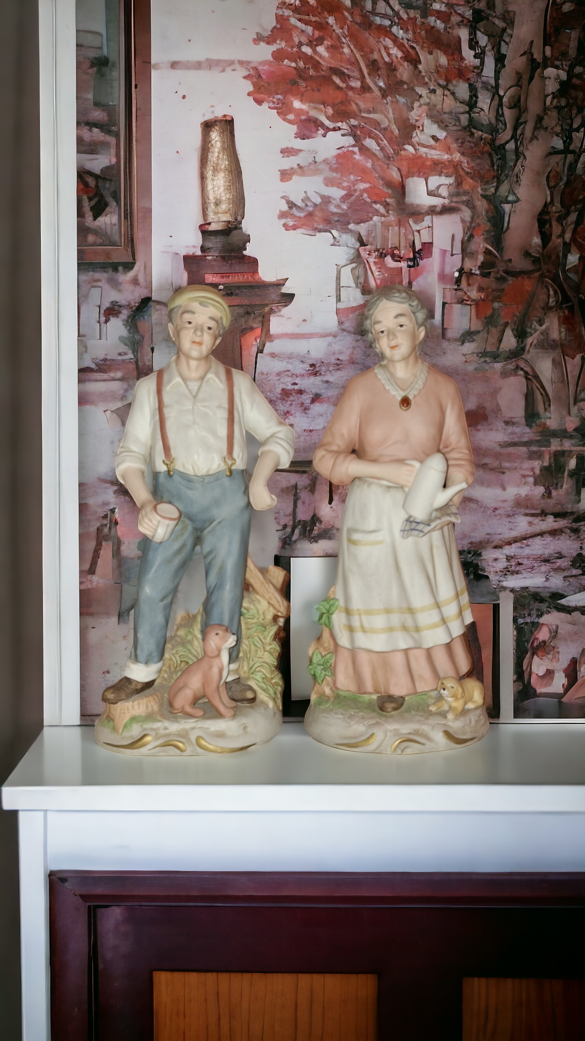 Vintage Grandma & Grandpa Figurines