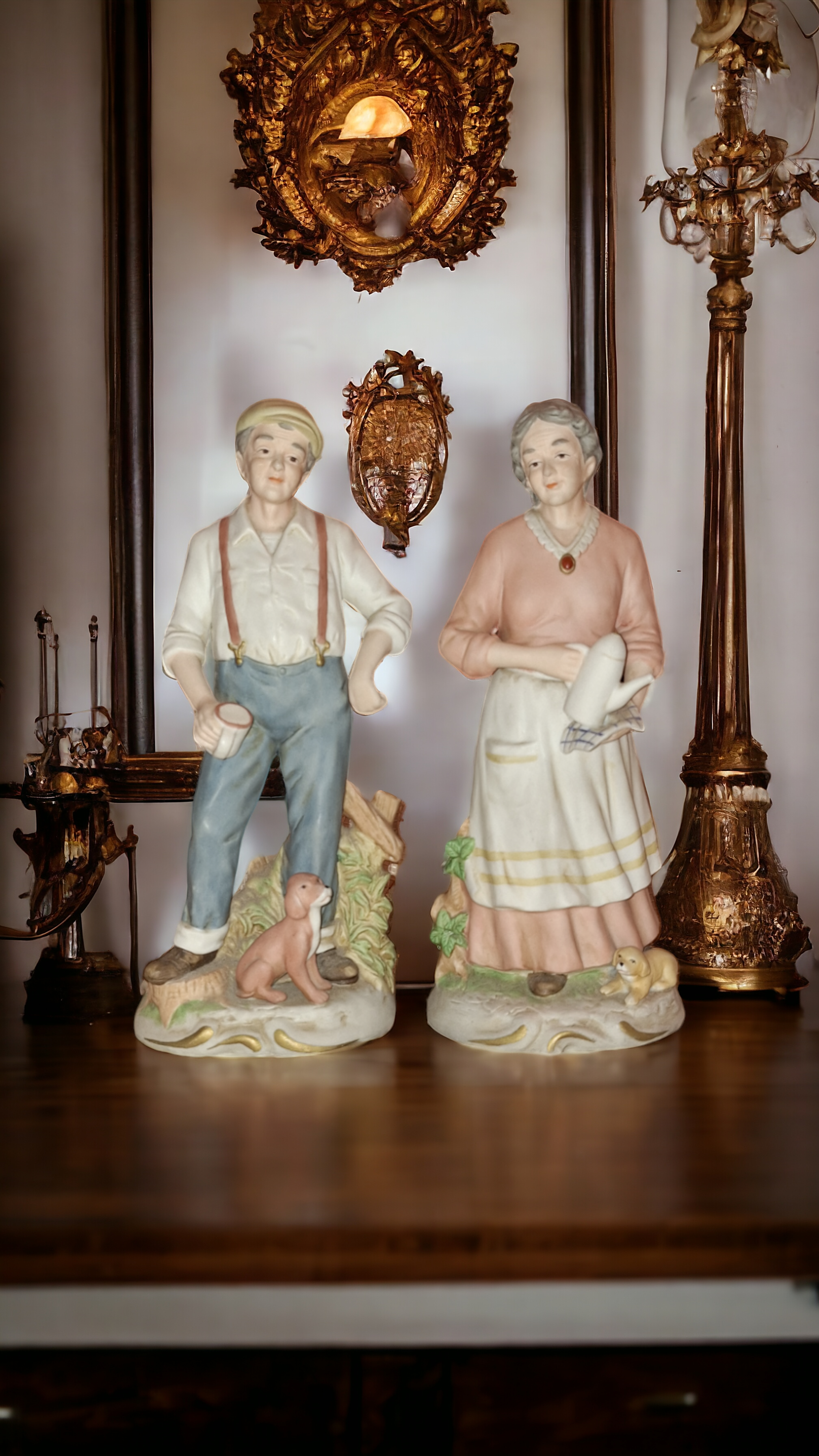 Vintage Grandma & Grandpa Figurines