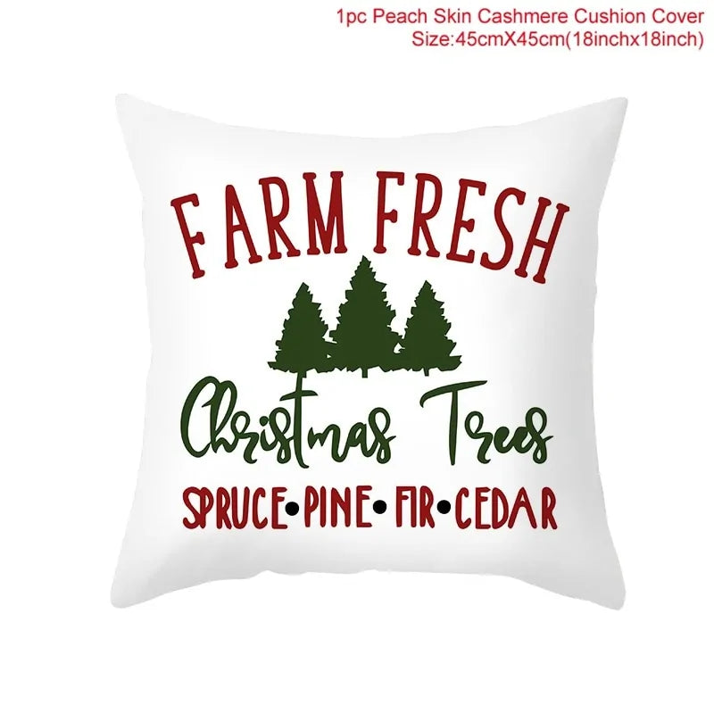 Christmas Pillow Cover 18x18in (45x45cm)