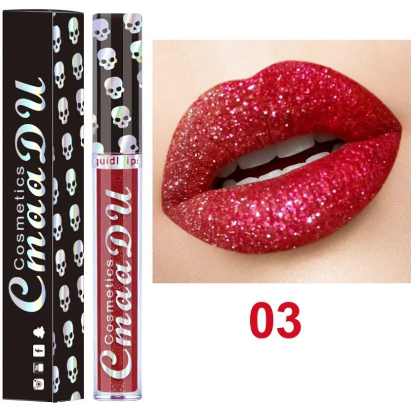 Shimmer Diamond Matte To Glitter Liquid Lipstick, Waterproof