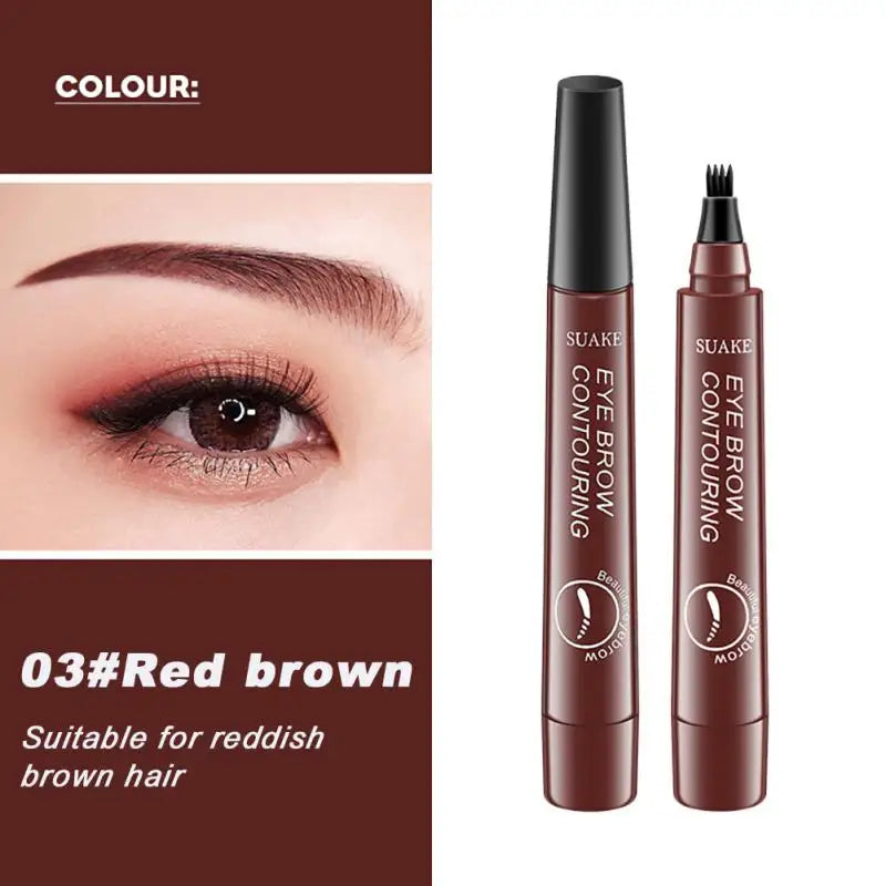 Four-claw Eyebrow Pencil 5-color 3D Natural