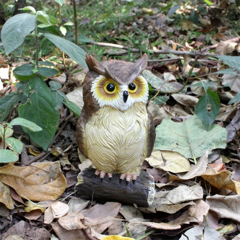 Lovely Owl Sculpture Resin Statue