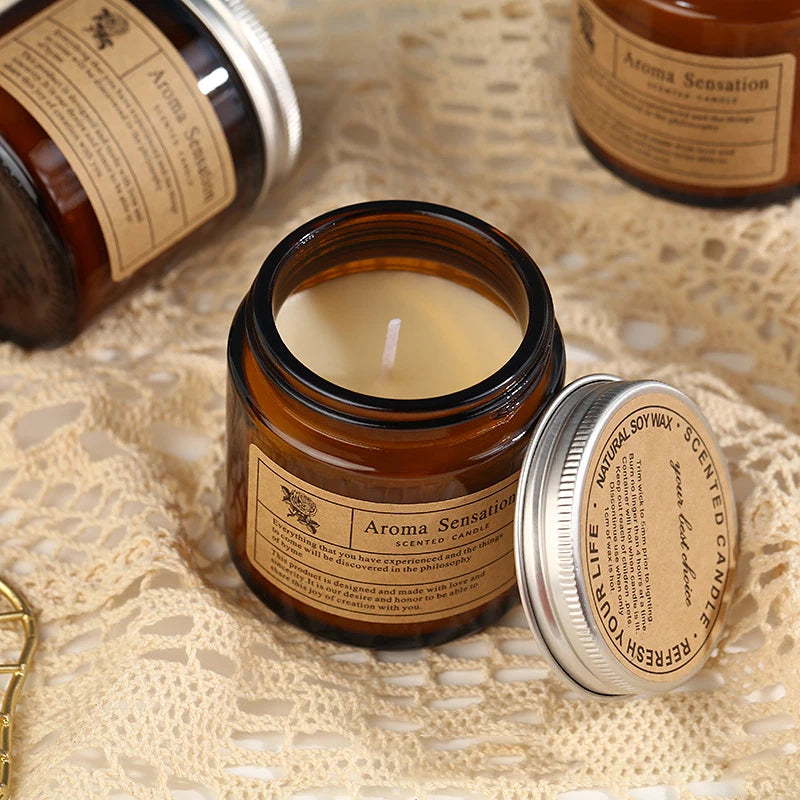 Smokeless Aromatic Soybean Candles, Aromatherapy