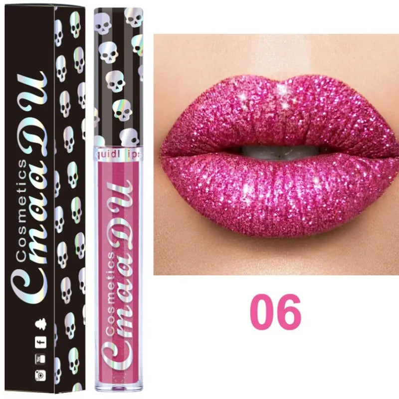 Shimmer Diamond Matte To Glitter Liquid Lipstick, Waterproof