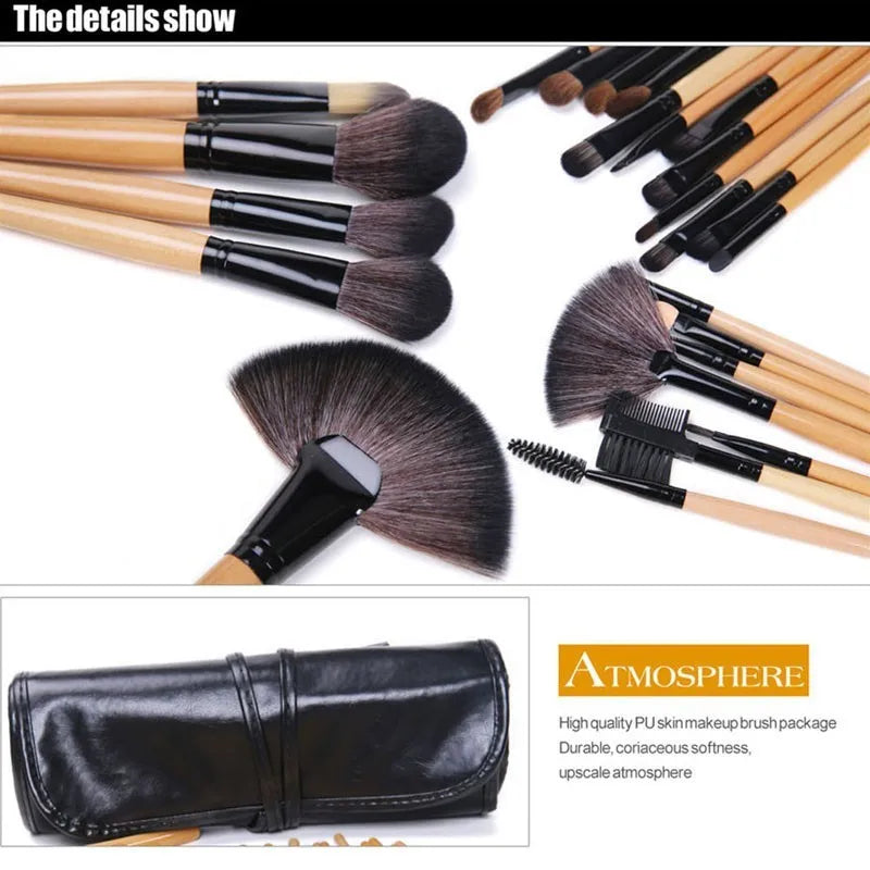 Professional Makeup Brush Set 24 pcs