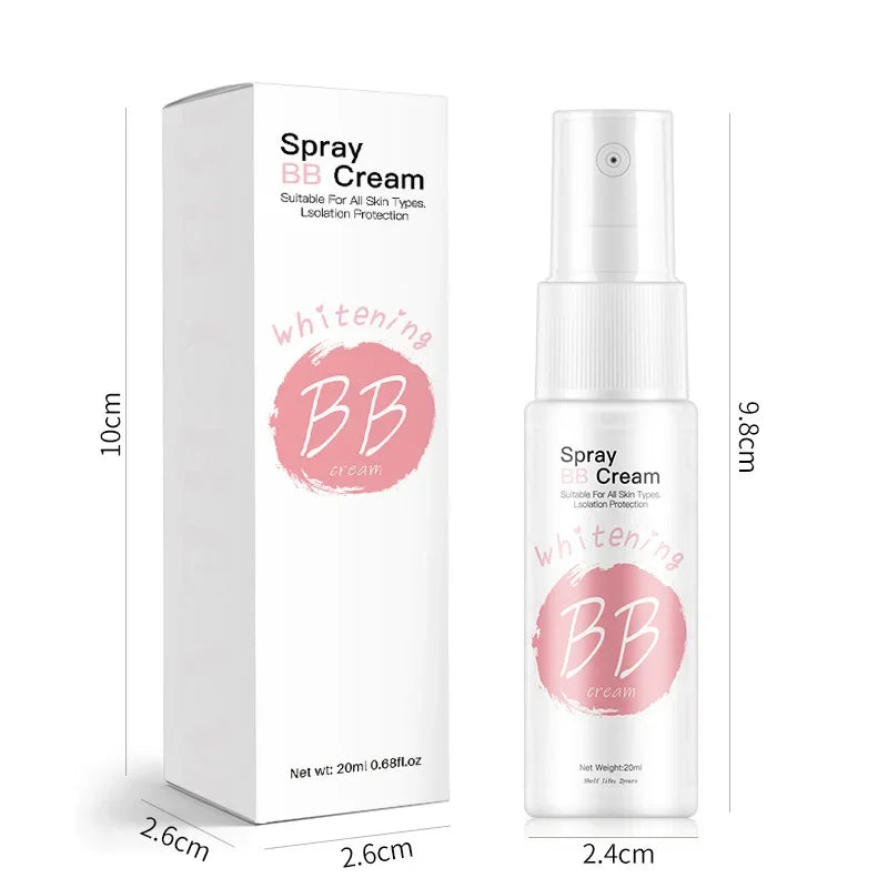 Moisturizing Spray BB Cream Concealer Foundation, 20ml Korean Cosmetic