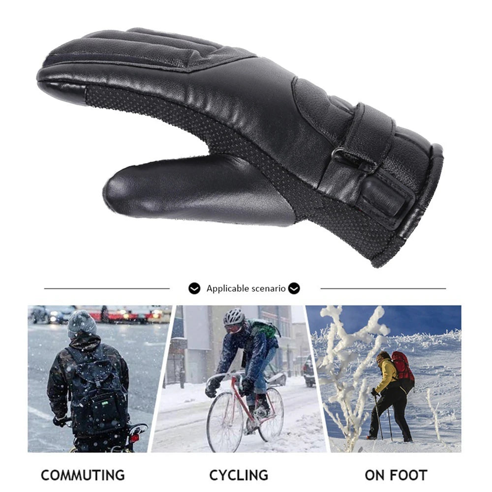 Electric Heated Gloves Rechargeable, Waterproof