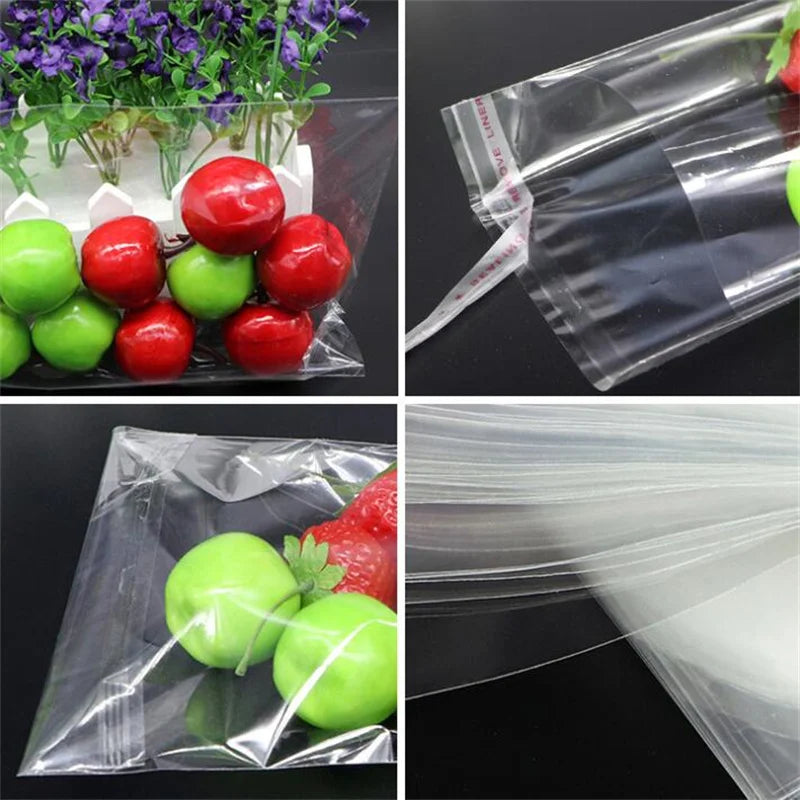 1000 pieces transparent OPP plastic bags