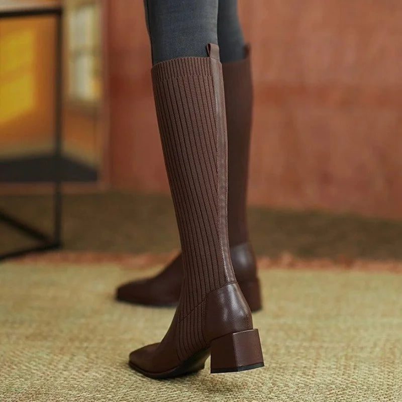 Comemore Sock Boots  Knee High