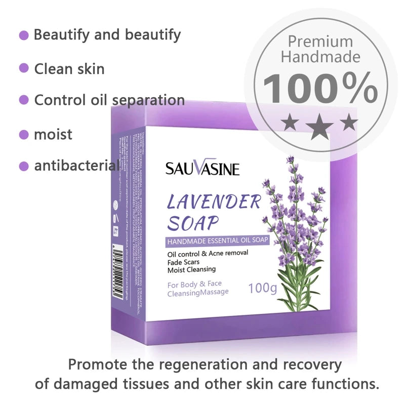 Lavender Natural Beauty Bar Soap