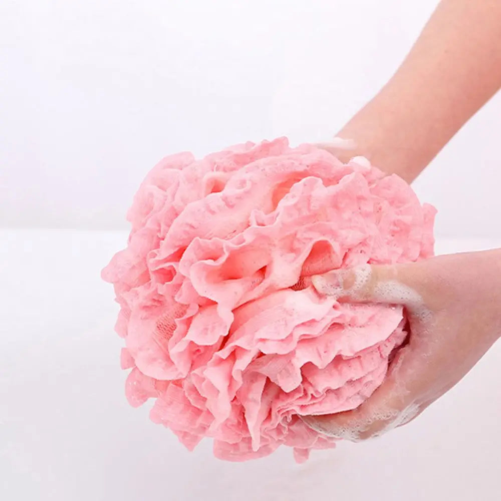 Large Size Bath Shower Loofah Pouf Body Wash Scrubber